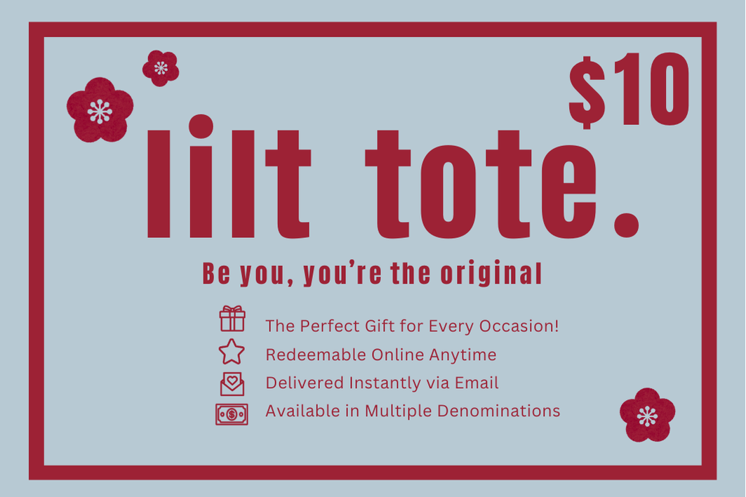 Lilt Tote Digital Gift Card - Lilt Tote - $10.00