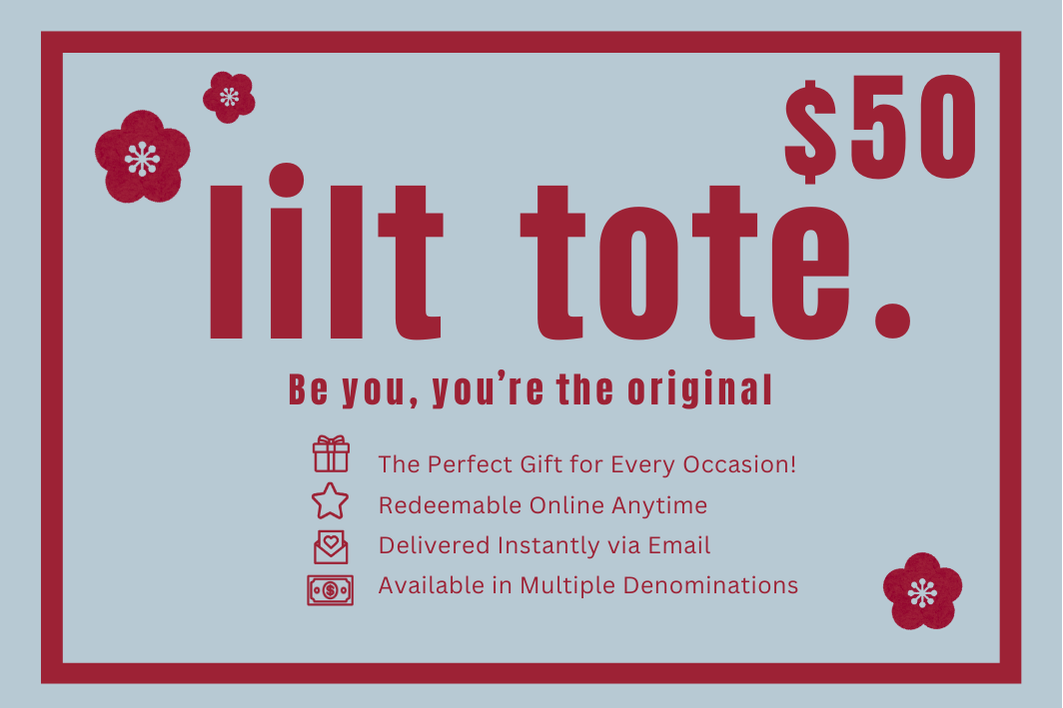 Lilt Tote Digital Gift Card - Lilt Tote - $50.00