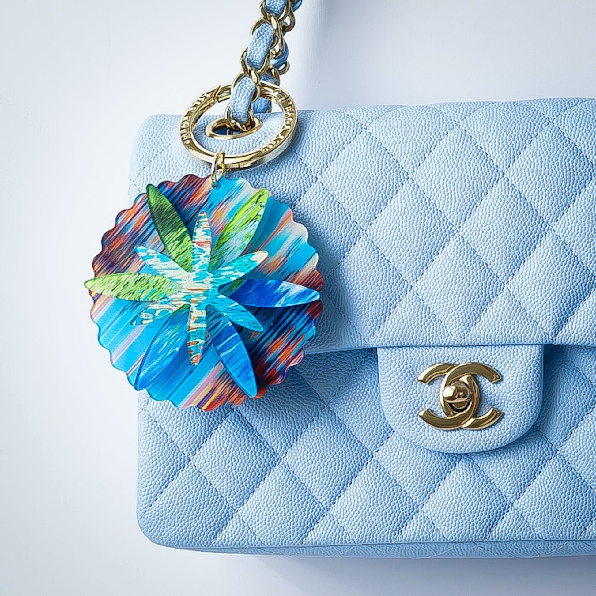 Lily Bag Charm - Lilt Tote - Ripples