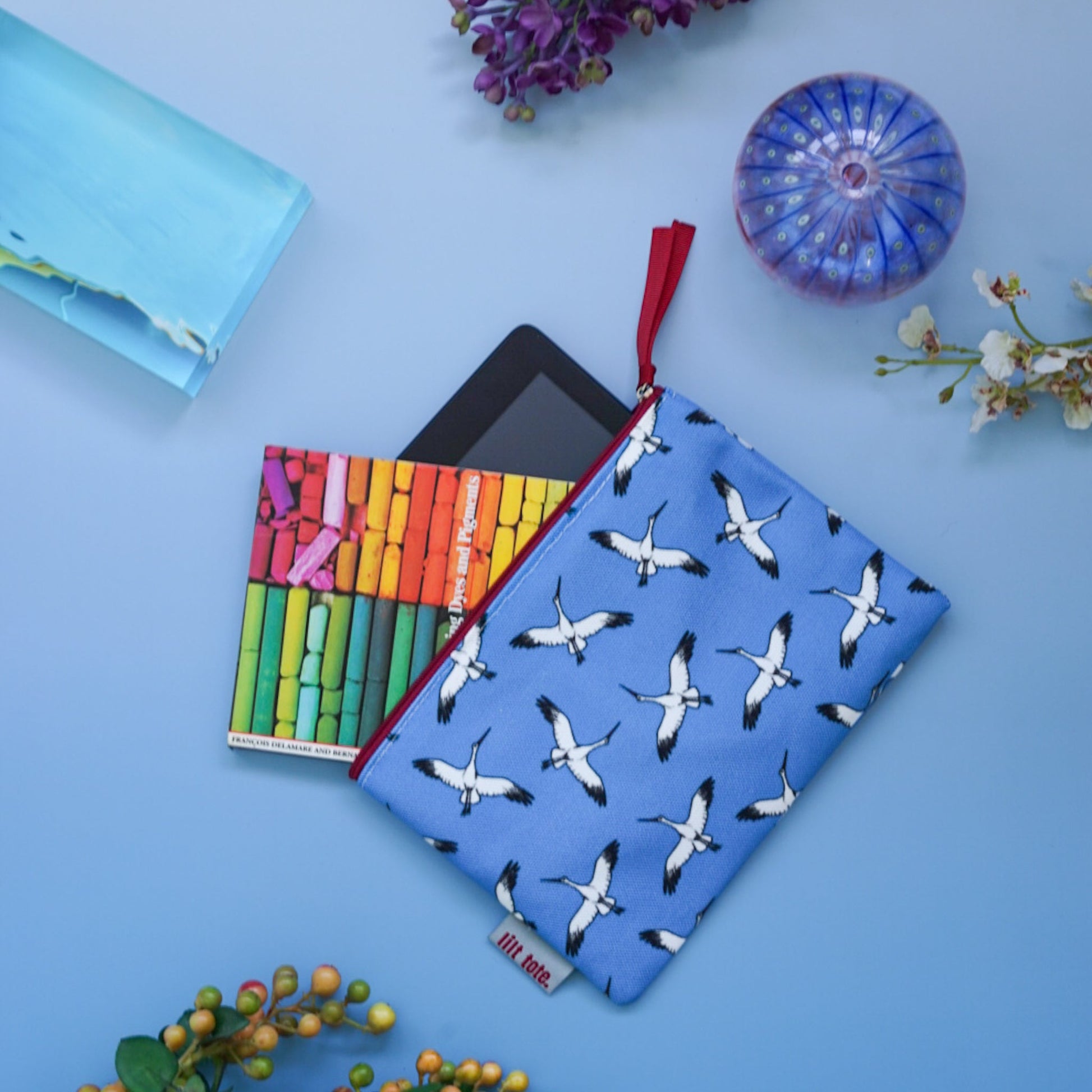 Tidy Pouch Midi - Lilt Tote - Cranes