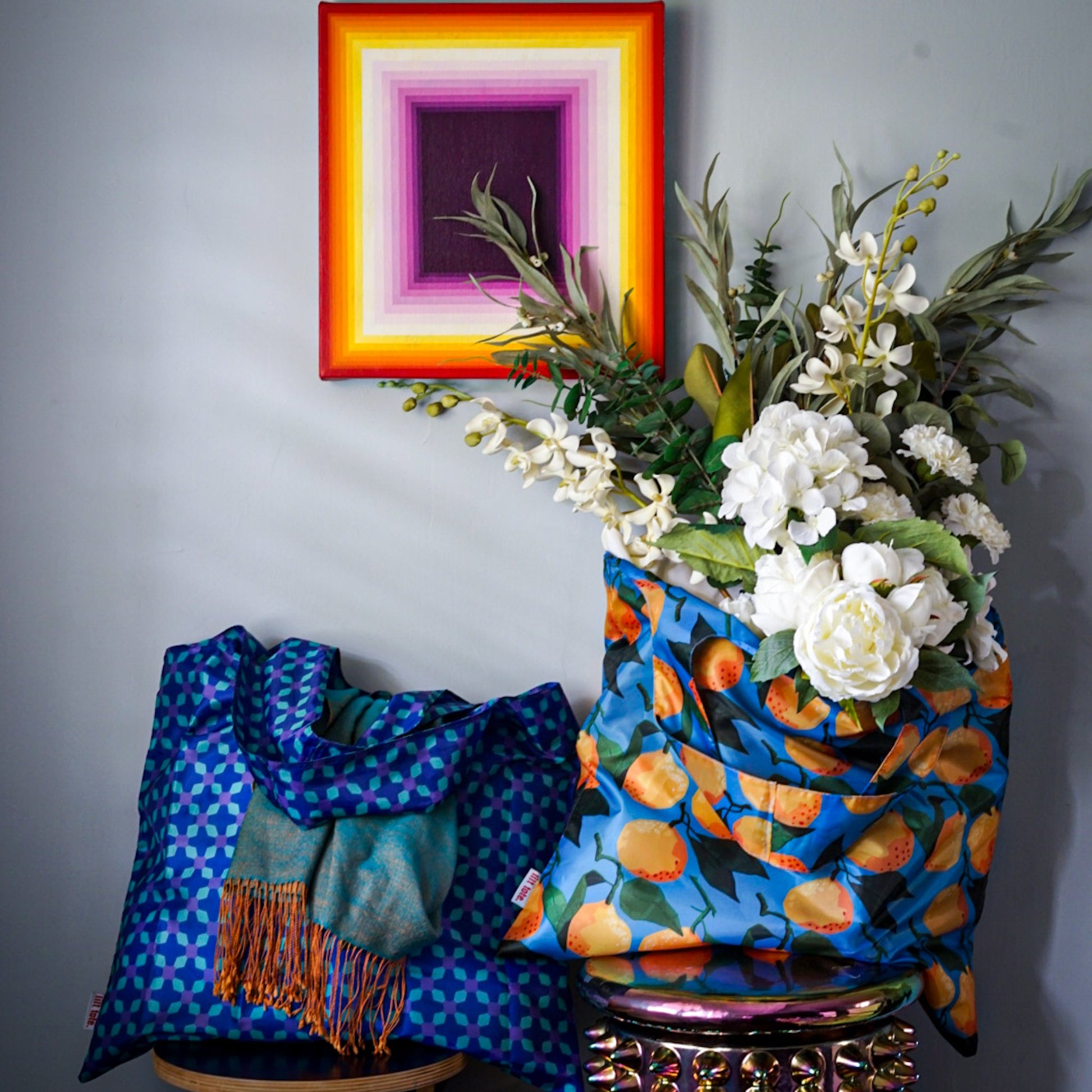 Whimsy Shopper - Lilt Tote - Citrus Day