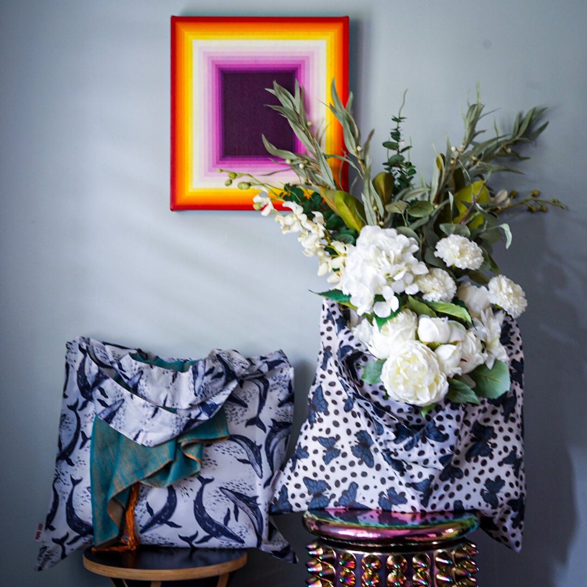 Whimsy Shopper - Lilt Tote - Flutter Spot