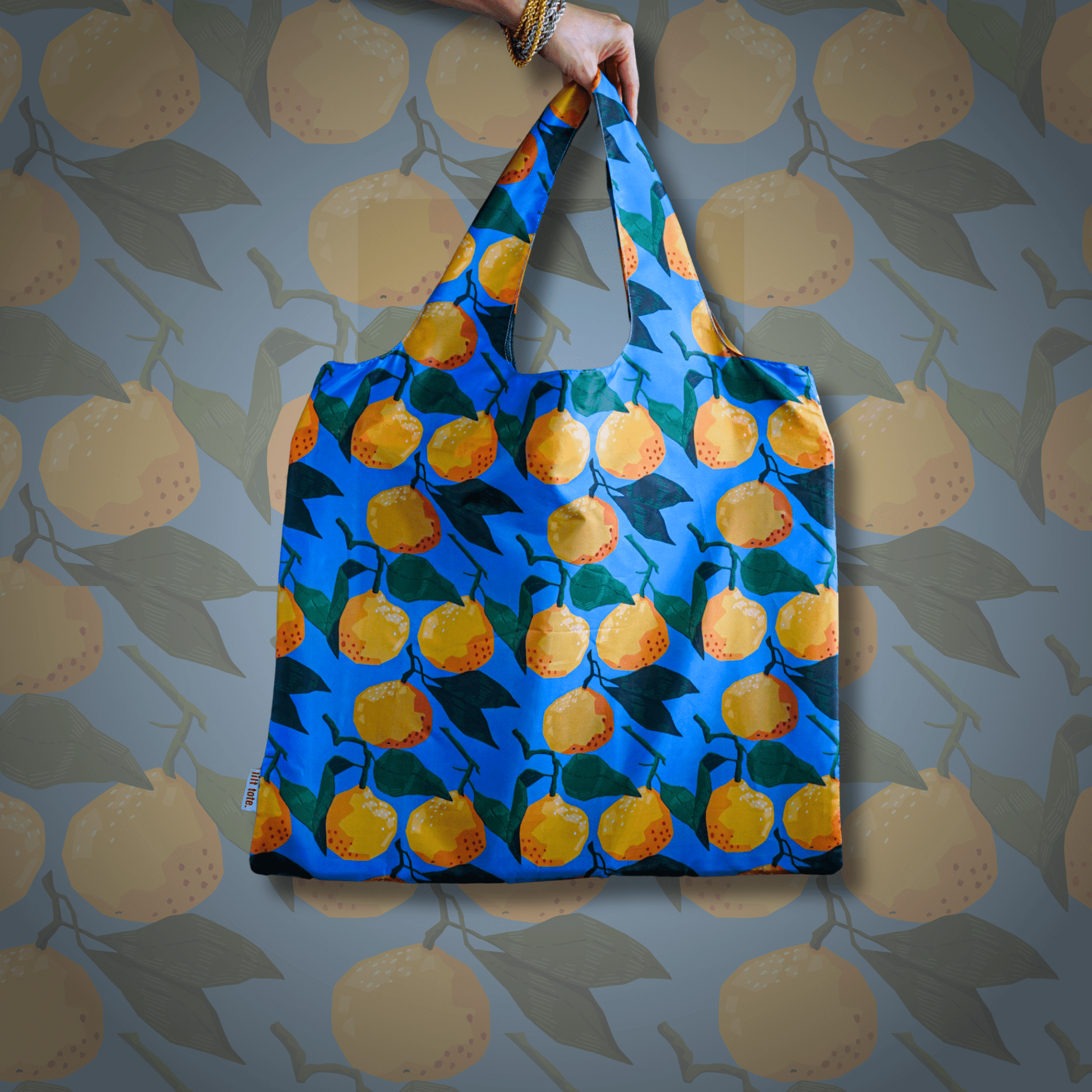 Whimsy Shopper - Lilt Tote - Citrus Day