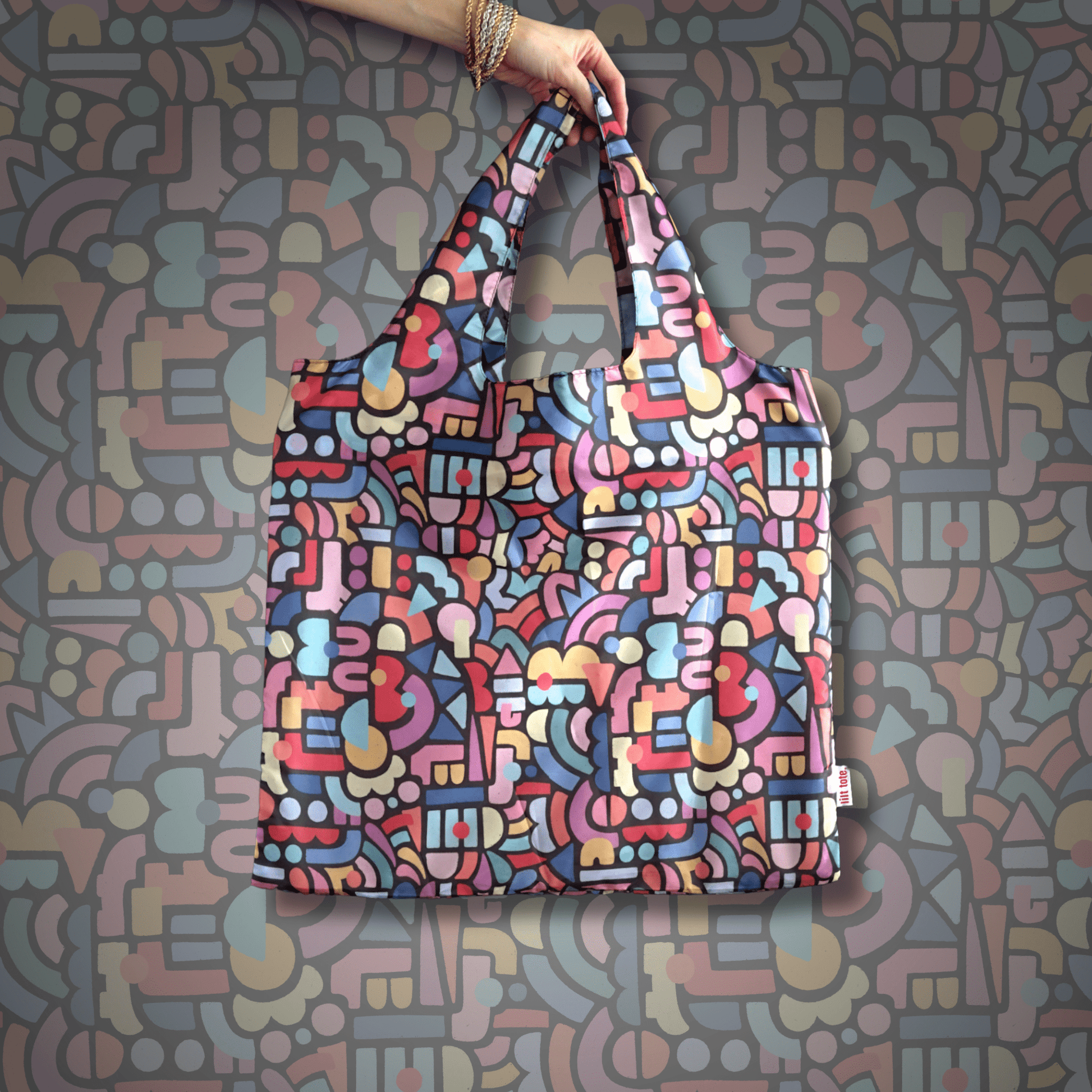 Whimsy Shopper - Lilt Tote - DarkPop