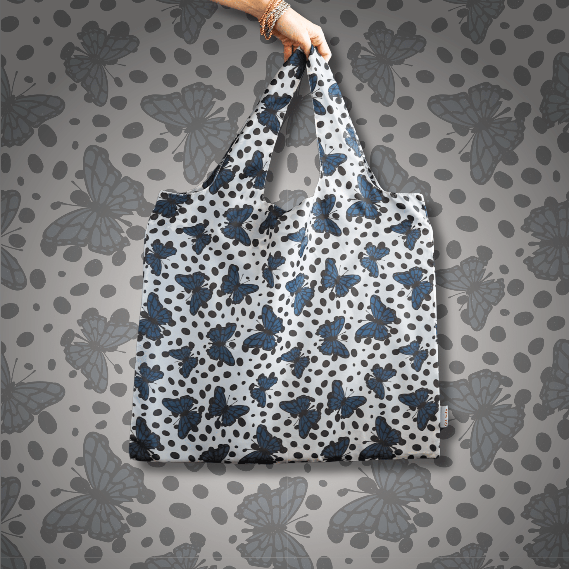 Whimsy Shopper - Lilt Tote - Flutter Spot